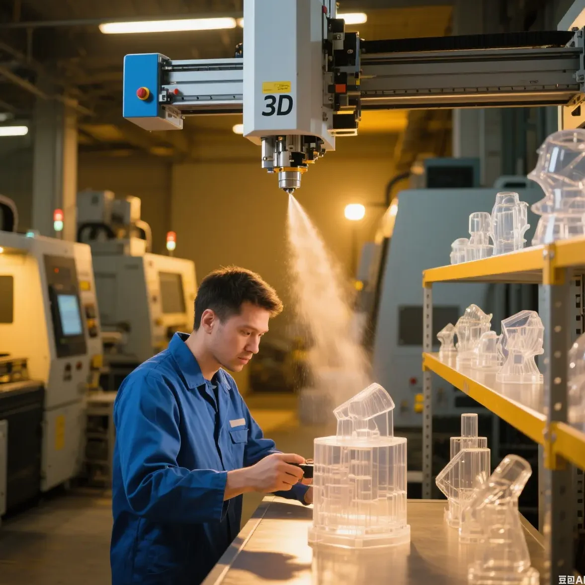 Transparent Rapid Prototyping Method